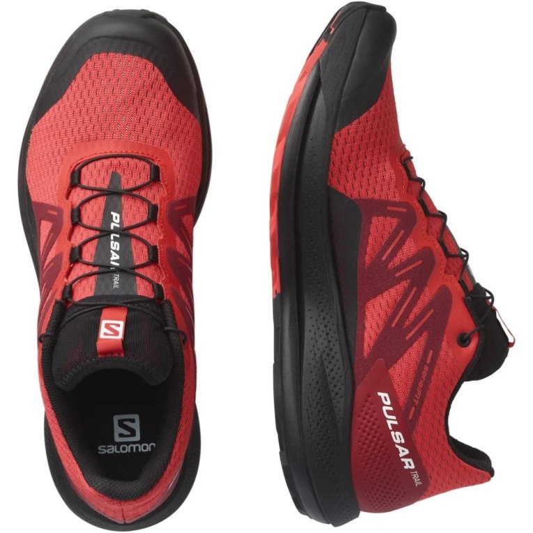 Salomon Pulsar Men's Trail Running Shoes Red | CA 43S18